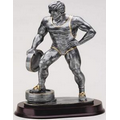 Male Bar-In-Hand Weightlifting Figure Award - 14 1/2"